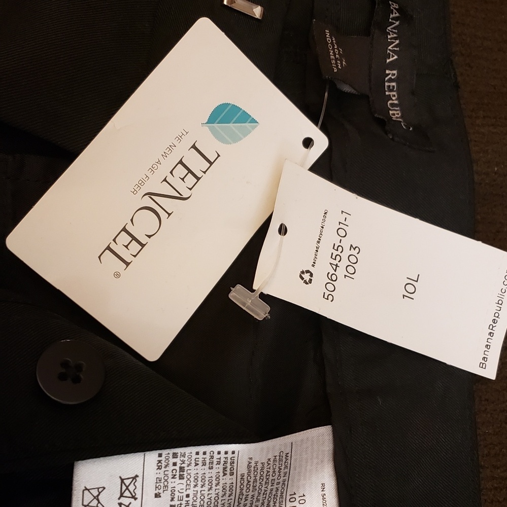Banana Republic Pants Size 10L Black NWT - Picture 5 of 8